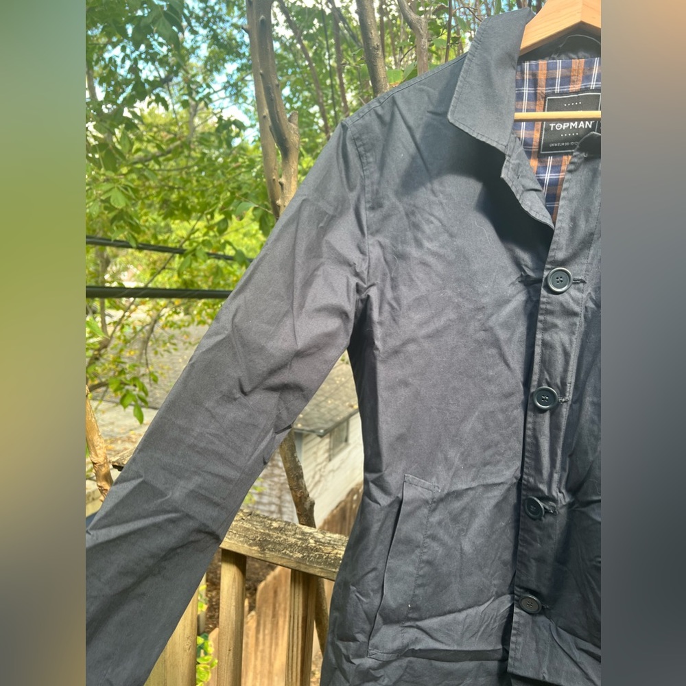 MENS TOPSHOP TRENCH COAT